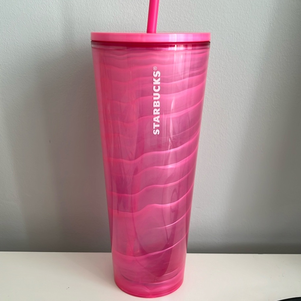 BNWT - 2023 Starbucks Barbie / Pink Swirl Venti tumbler